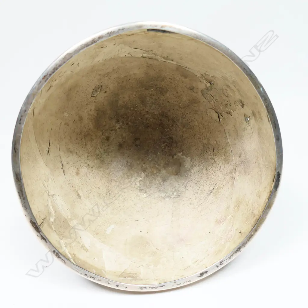 John Neilsen (Napier) silver mounted emu egg cup, Image 1++